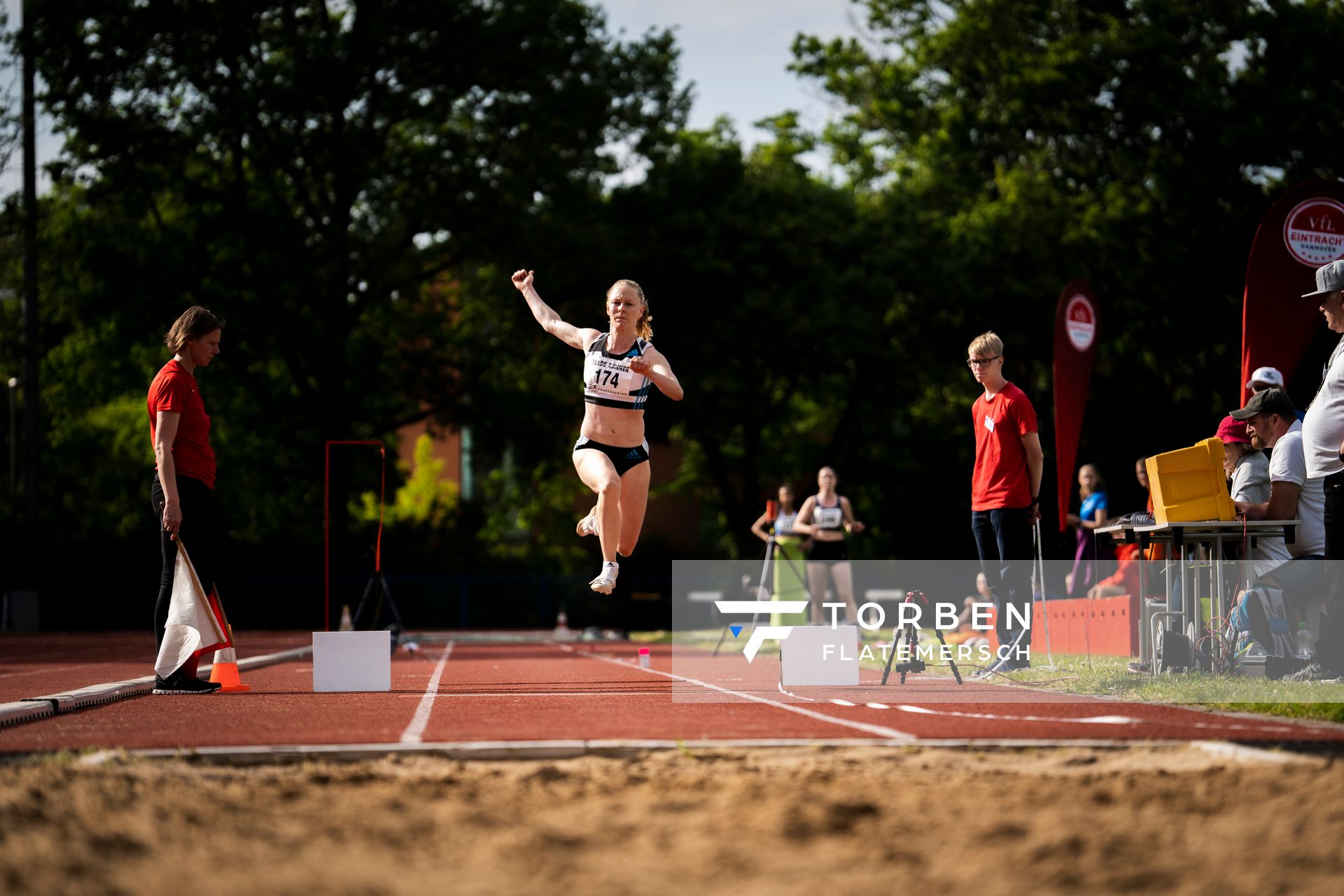Neele Eckhardt (LG Goettingen) im Dreisprung am 14.05.2022 beim Nationalen Leichtathletik-Meeting im Erika-Fisch-Stadion in Hannover